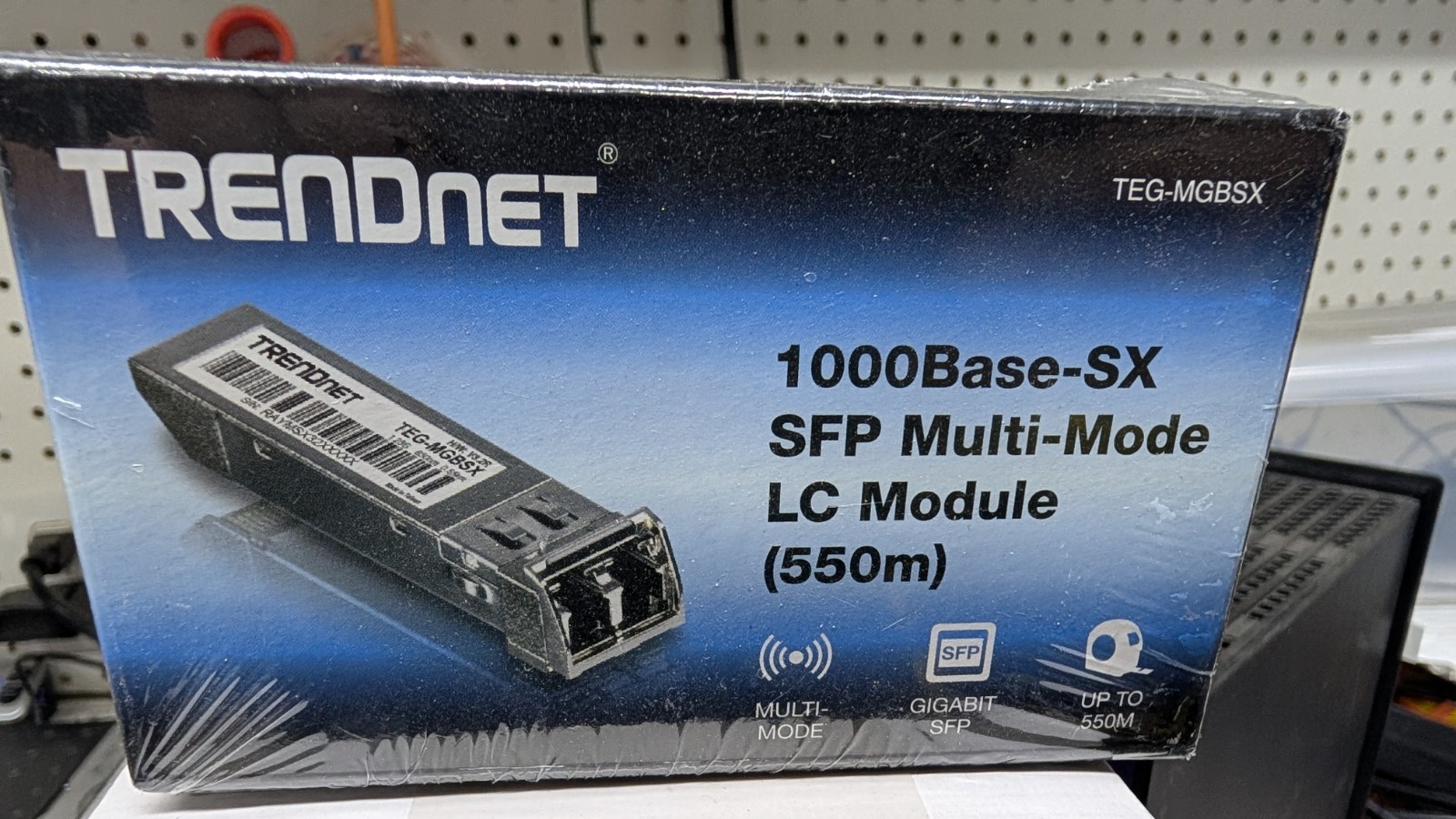 TRENDnet TEG-MGBSX 1.25G 850nm 0.55km Multi-Mode SFP Transceiver Module