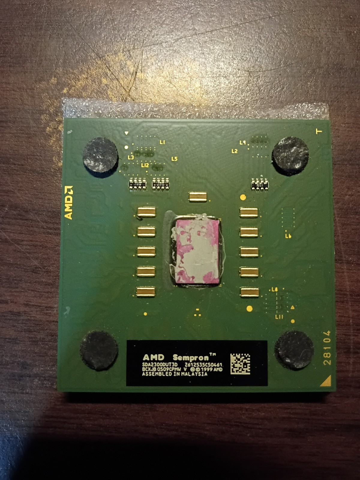 VINTAGE AMD Sempron 2300+, SKT 462/A, 333MHZ, SDA2300DUT3D, WORKING COLLECTIBLE