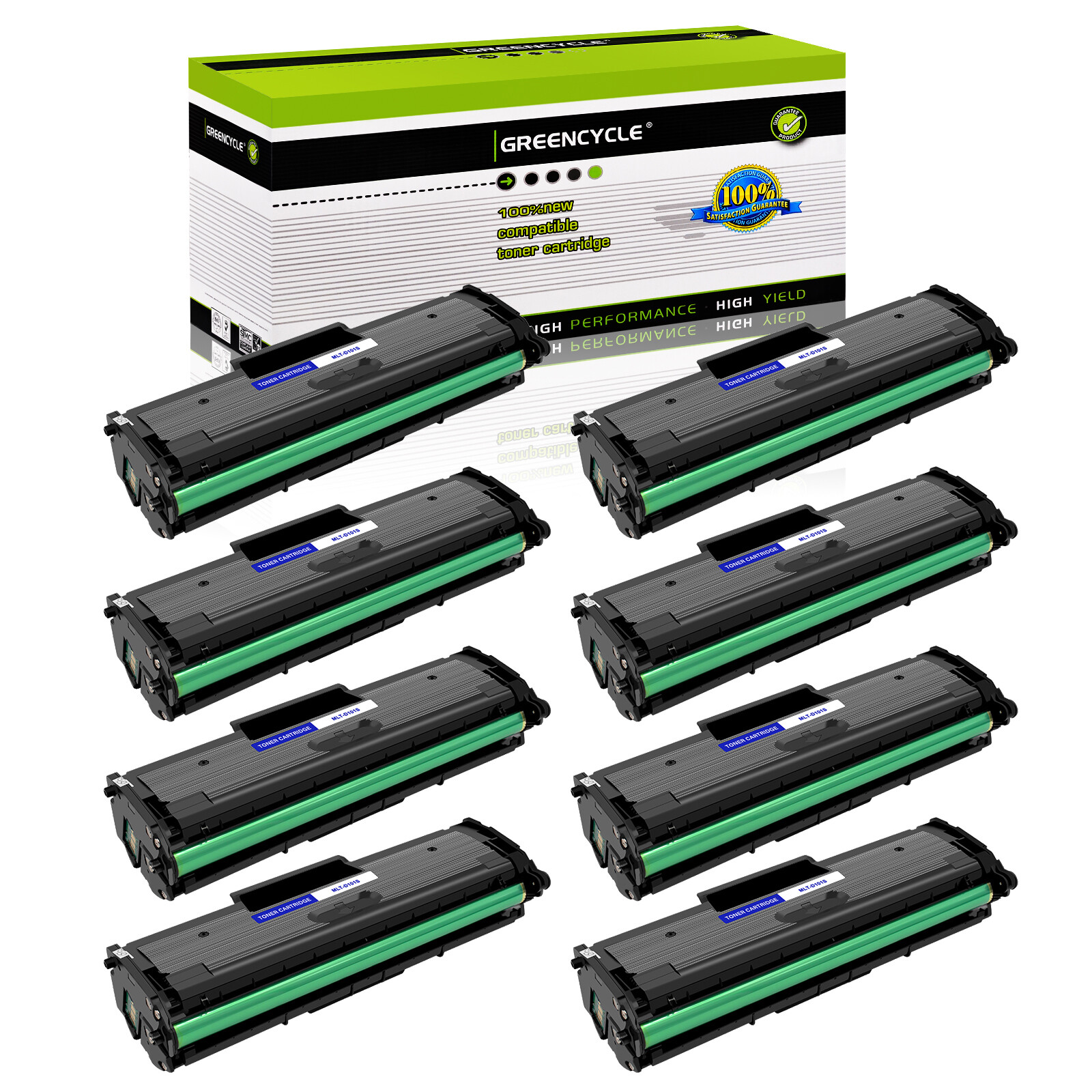8PK MLT-D101S Toner Fit for Samsung MLTD101S SCX-3405FW 3405W SCX-3406W 3406HW