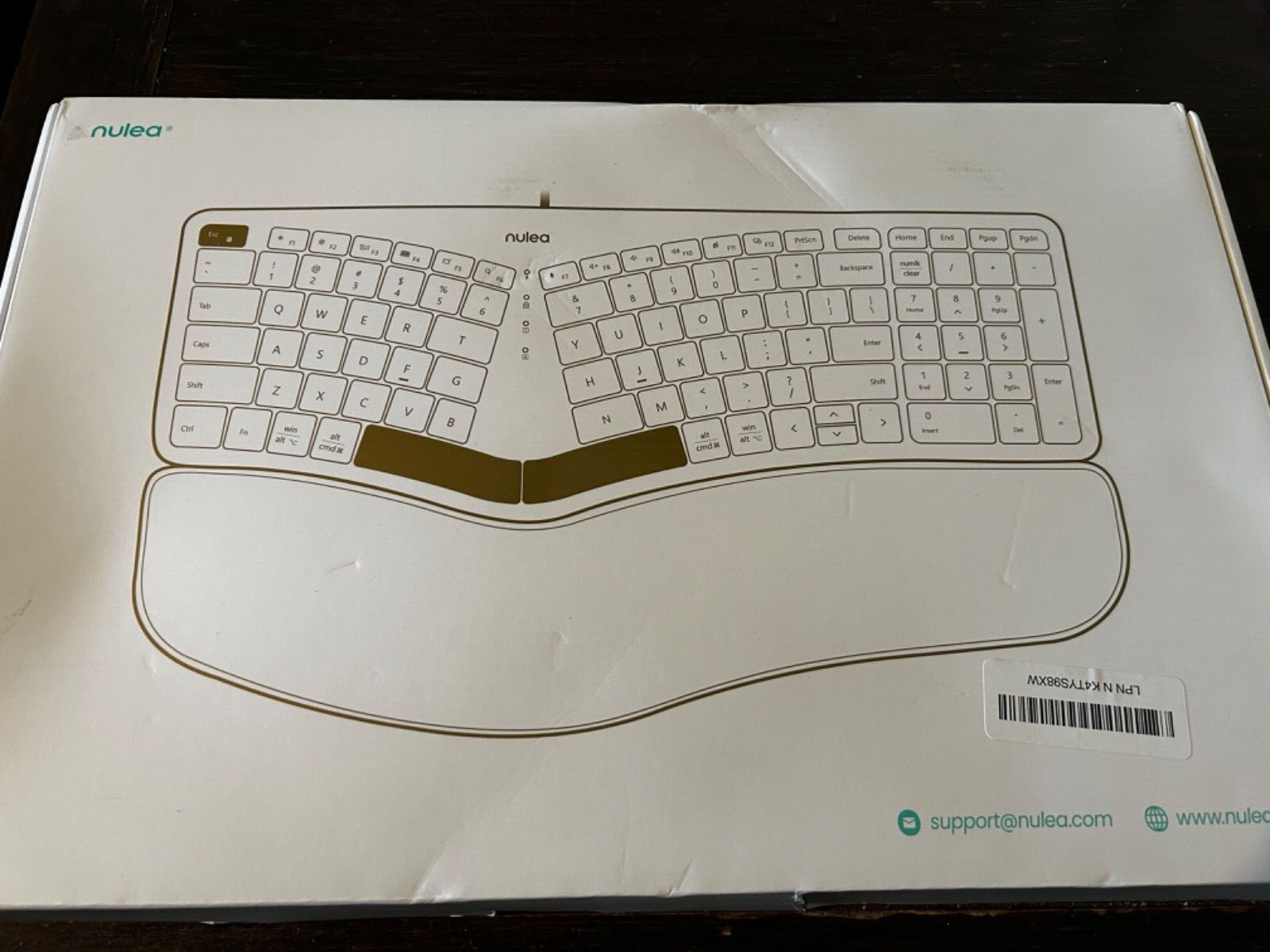 Nulea RT05C Ergonomic Wired Keyboard Windows/Mac