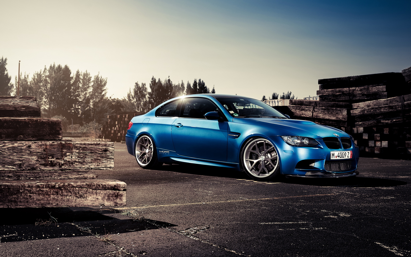 Cars bmw m 3 Desk Mat Stitched