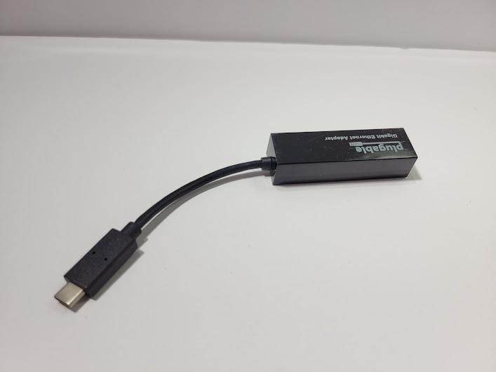Plugable USB-C Gigabit Ethernet Adapter USBC-E1000 10/100/1000 RJ45 LAN Network