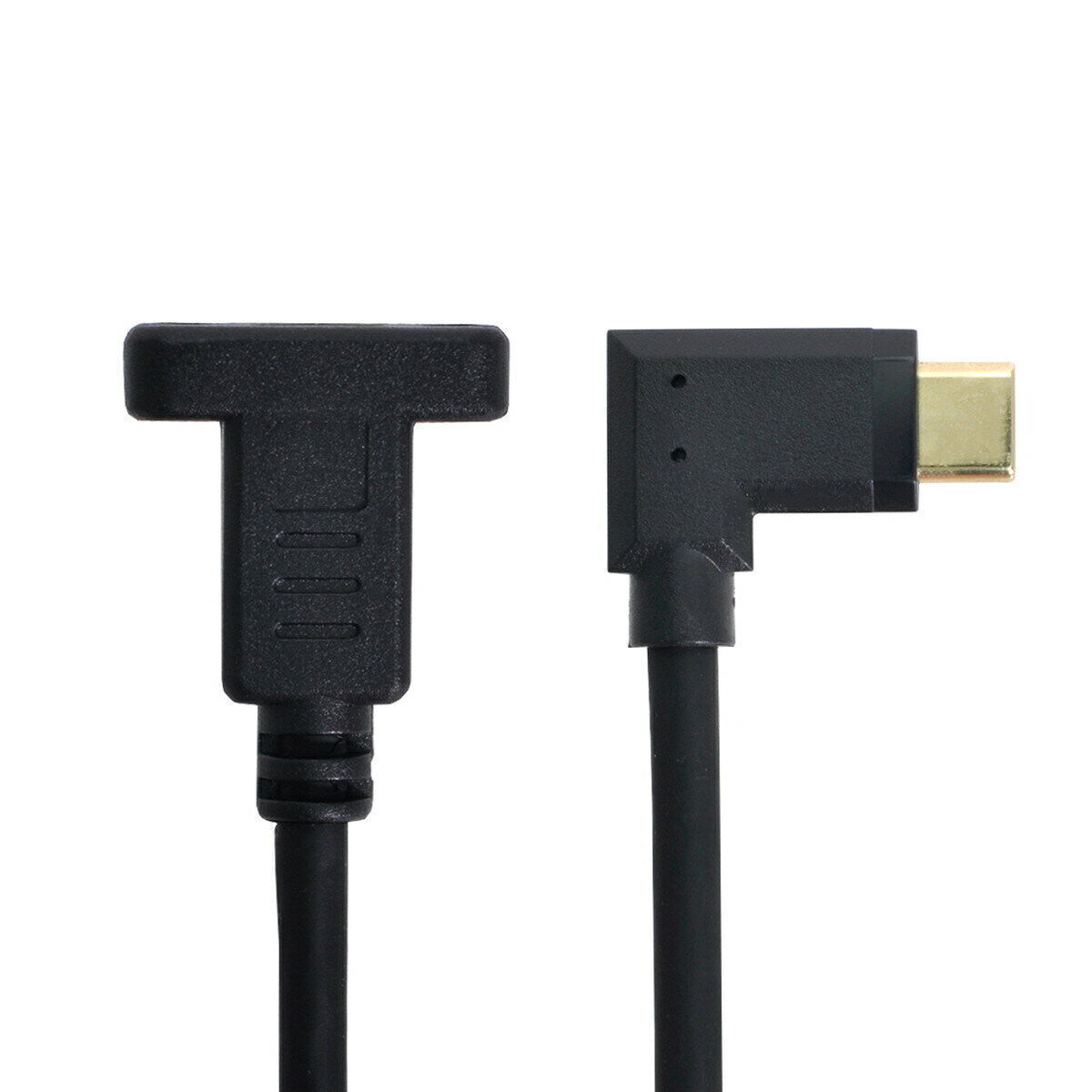 Male90 Degree Left & Right Angled USB-C USB 3.1 TypeC  to Female Data Cable 30cm