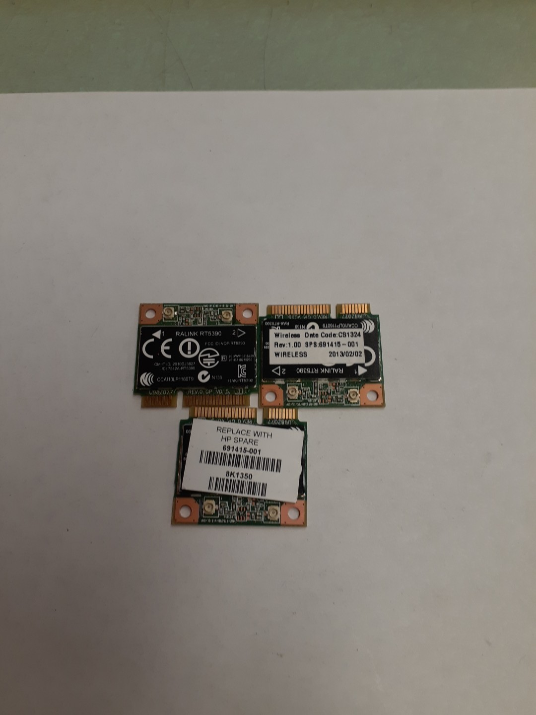 3x 691415-001 670691-001 630703-001 RALINK RT5390 HP OEM Mini PCI WiFi Card