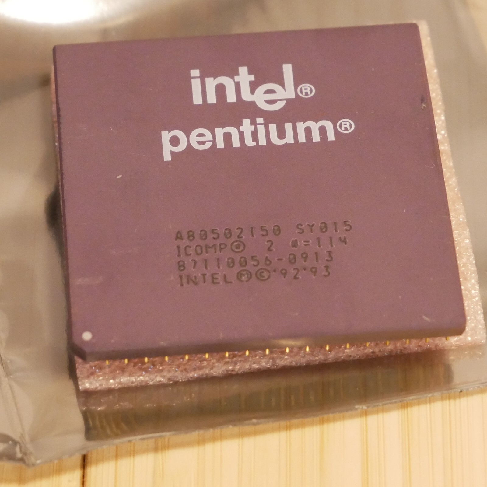Intel A80502150 P1 150Mhz Processor Socket 7 Pentium CPU Tested & Working 03