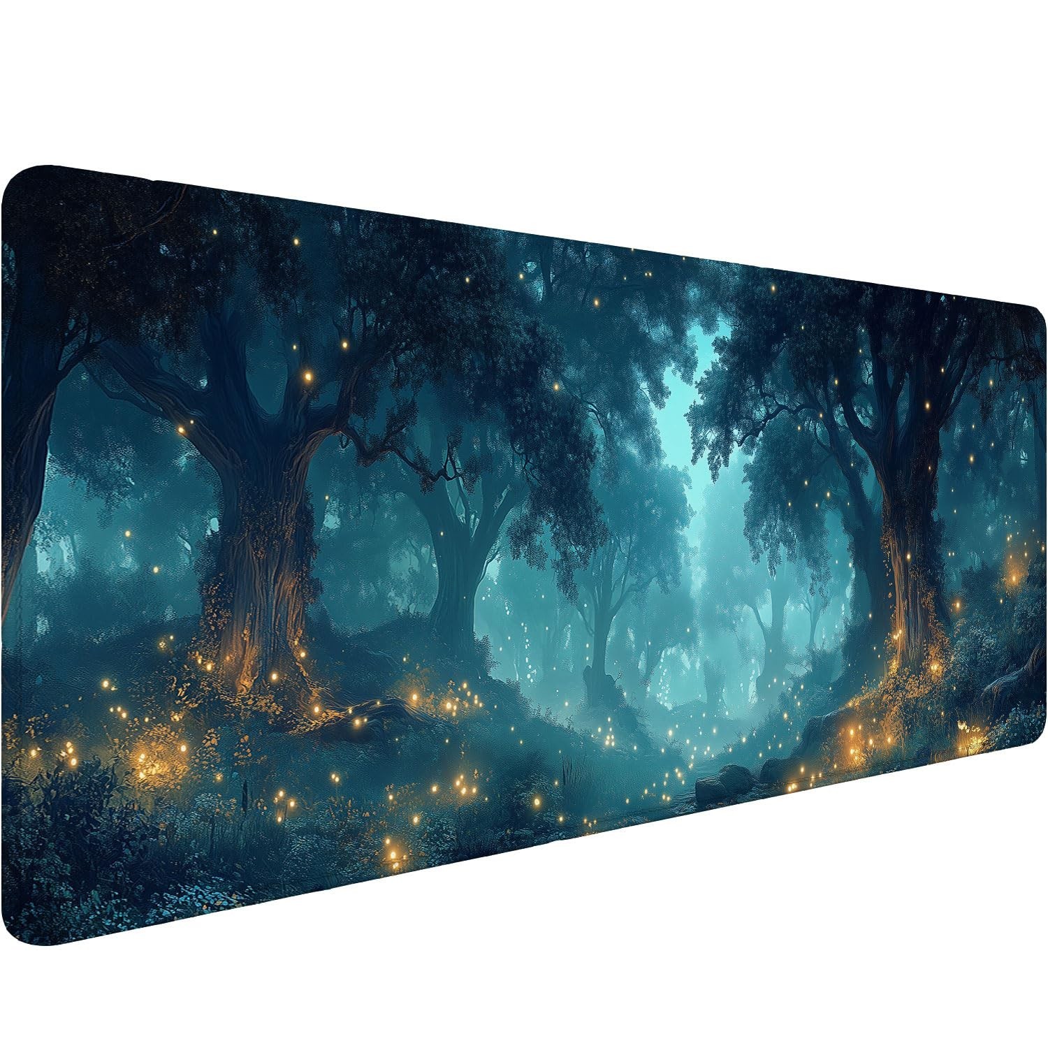 Fairy Forest Gaming Mouse Pad Magic Fantasy Nature Mystic Landscape Large Gam...
