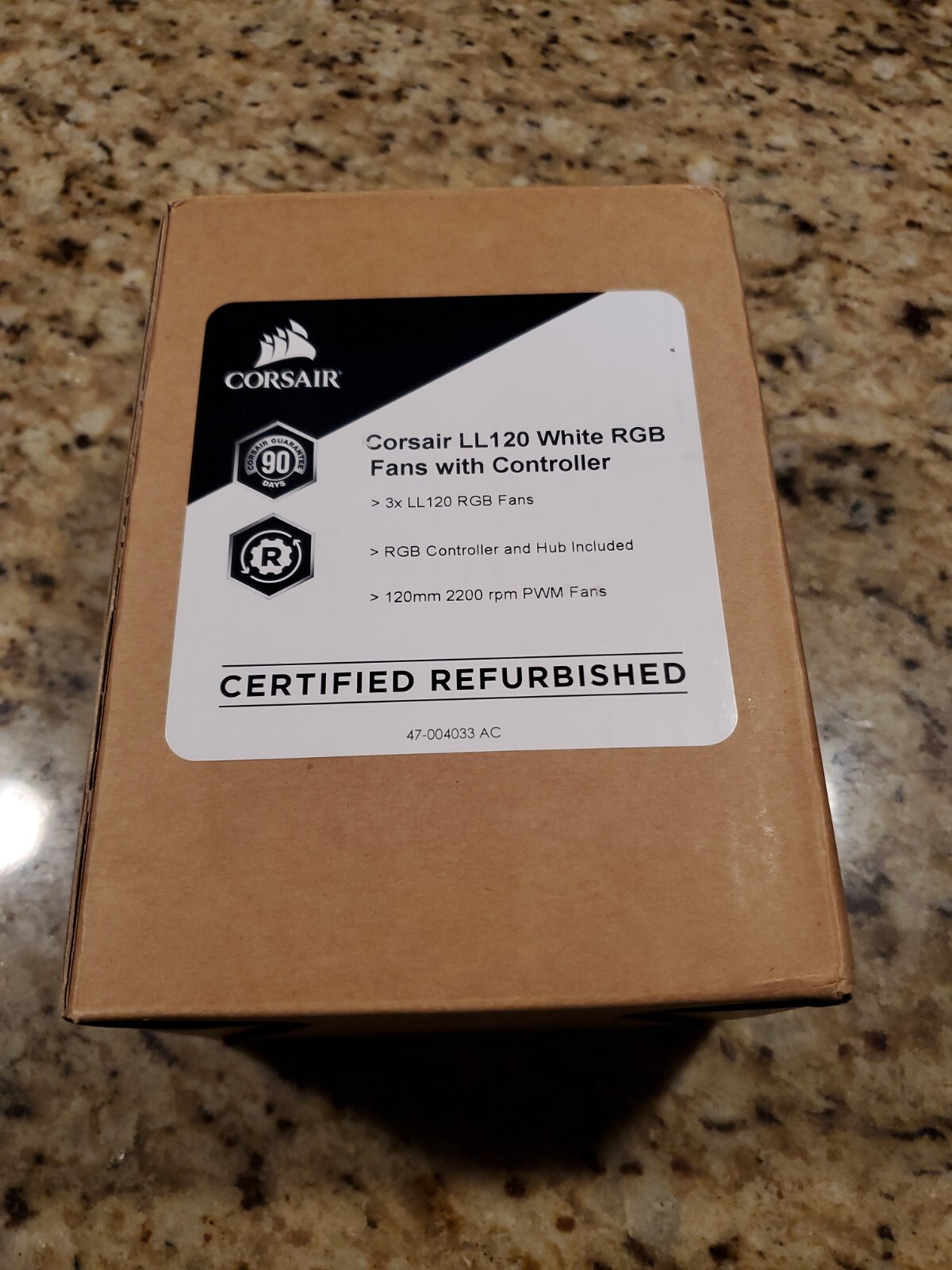 Corsair LL Series LL120 RGB 120mm Dual Light Loop RGB LED PWM Fan 3 Fan Pack