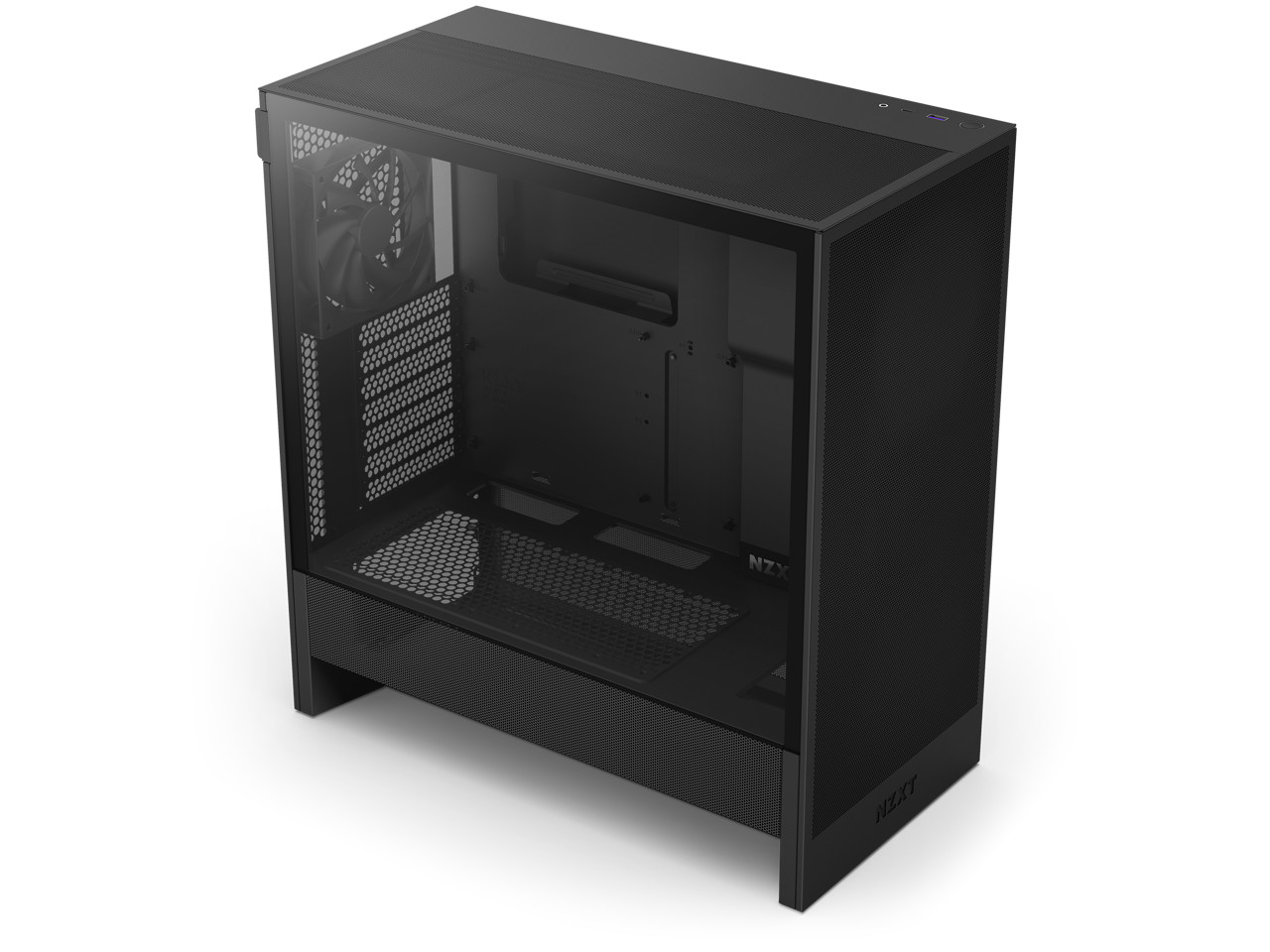 NZXT H Series H5 Flow 2024 Edition ATX Mid Tower Chassis All Black Color