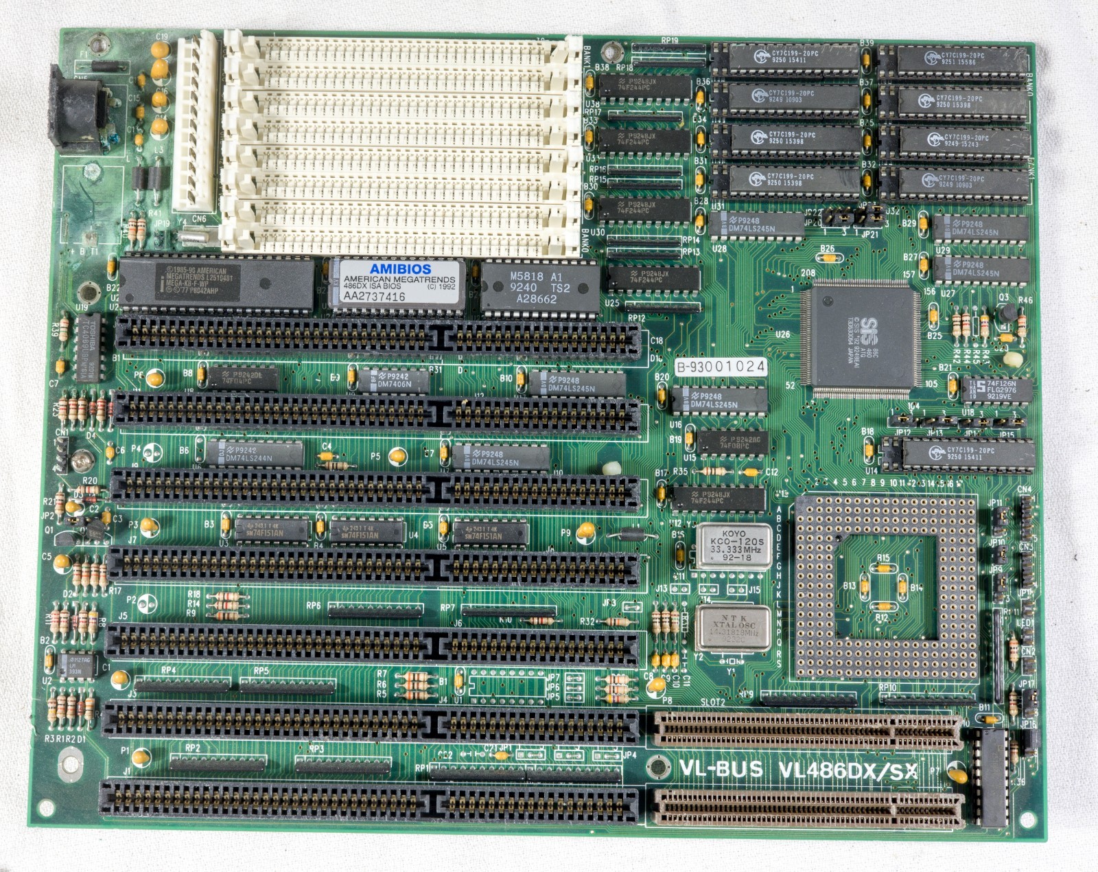 Vintage Generic 486DX motherboard ISA VLB untested mbdD08