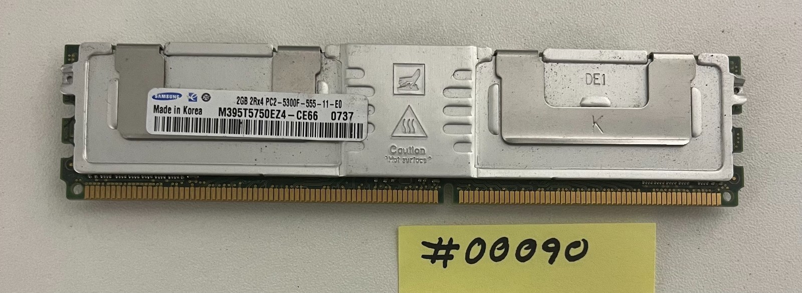 Samsung 2GB 2Rx4 PC2-5300F DDR2-667 ECC REG Server Memory RAM M395T5750EZ4-CE66