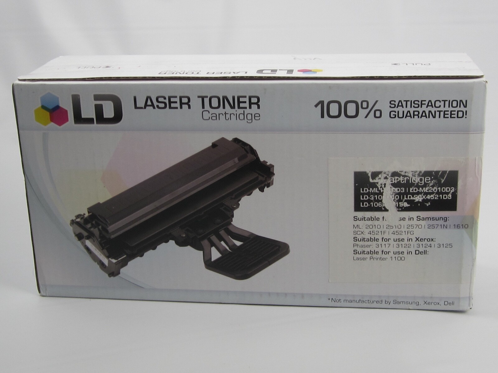 New Genuine Samsung ML-2010D3 Toner Cartridge, OEM, Unopened Box