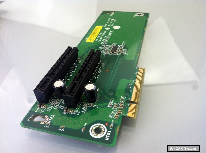 HP 454361-001 Intel 2X4 FH/FL PCI-e Riser Board for ProLiant DL180 DL185 G5 NEW
