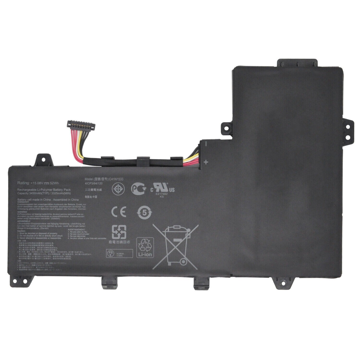 Genuine C41N1533 Battery fr Asus Enfone Flip Q524U Q524UQ Q534UX UX560UQ UX560UX