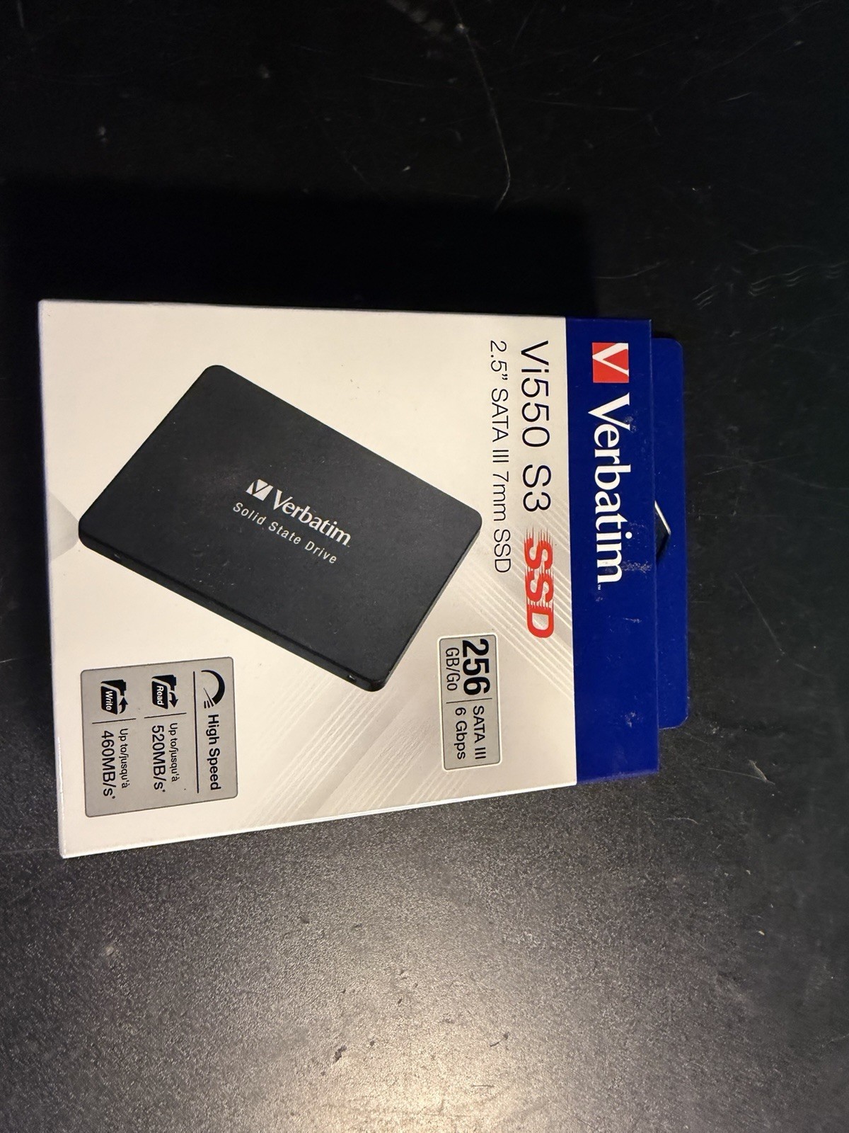 VERBATIM Vi550 S3 2.5″ Internal SSD 512GB SATA 3.0 520/500MB/s