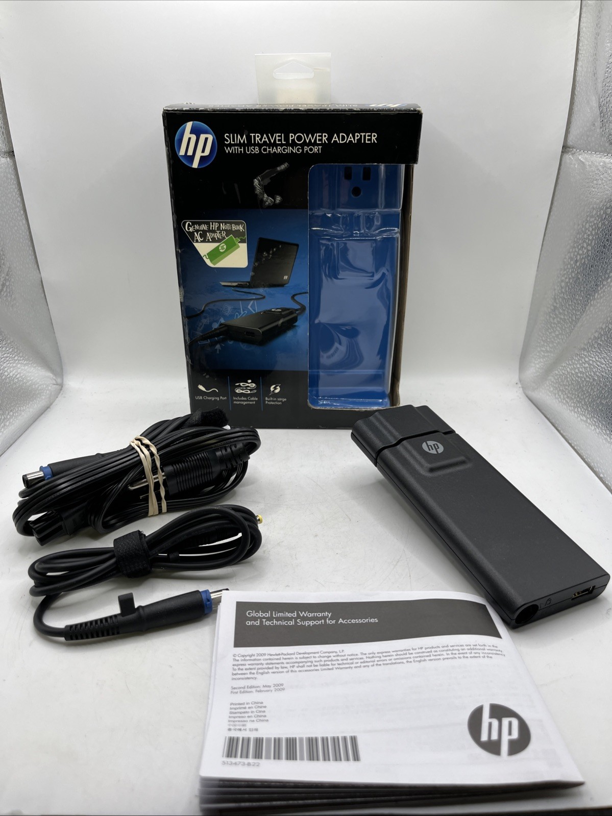 HP Slim Travel Power Adapter VF685AA Works