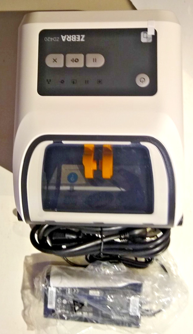 Zebra ZD420 Thermal Transfer Label Printer Direct Thermal Capable USB Ethernet