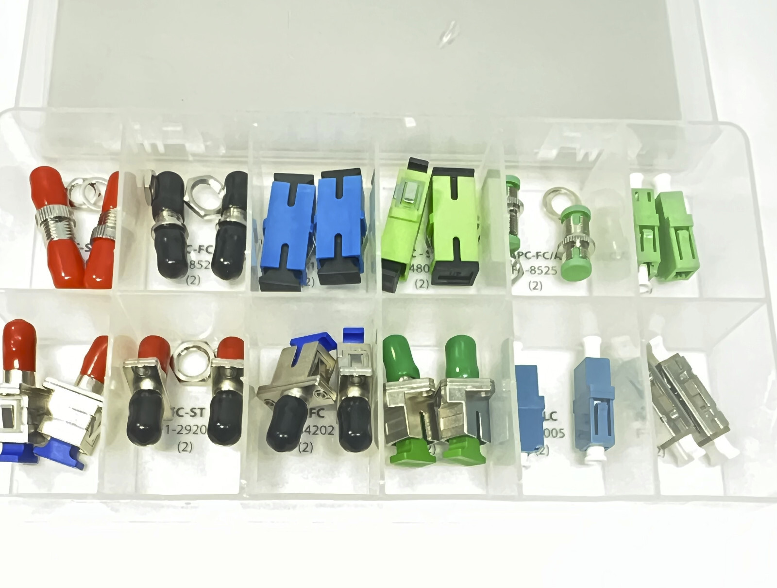 Fiber Optic Adapter Couplers FIS F1ADPTKIT (24 Adapters)