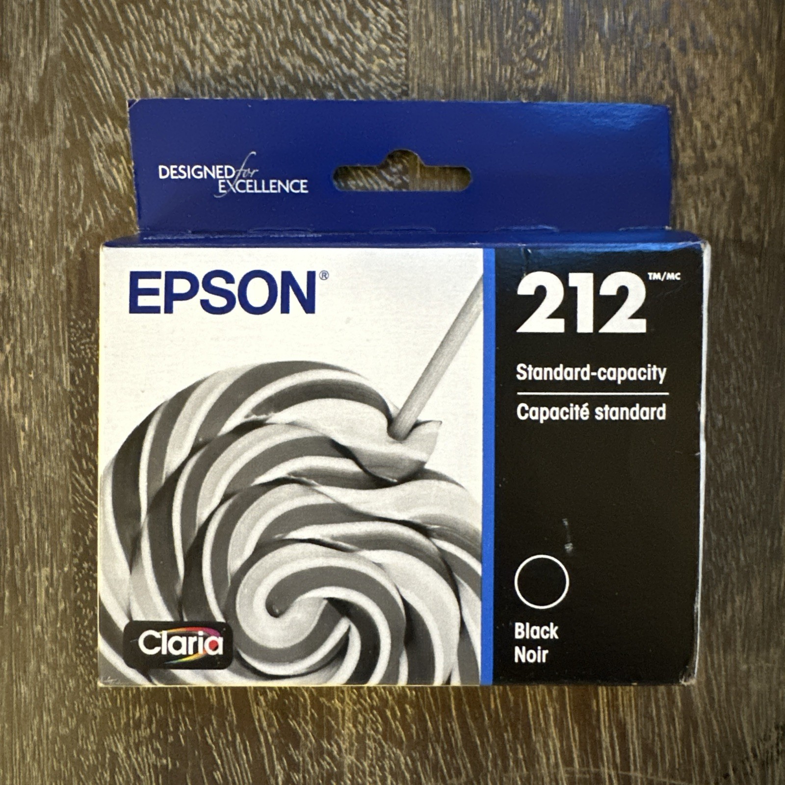 New Sealed Epson 212 Black Ink Cartridge T212120 Exp 03/2029 Genuine Sealed Box