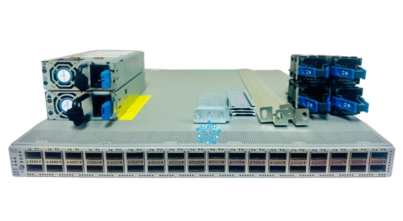 Cisco N9K-C9236C Nexus 9200 w/ 36x 40/100G QSFP28- PE-Switch LAN ENT w/ Rail KIT