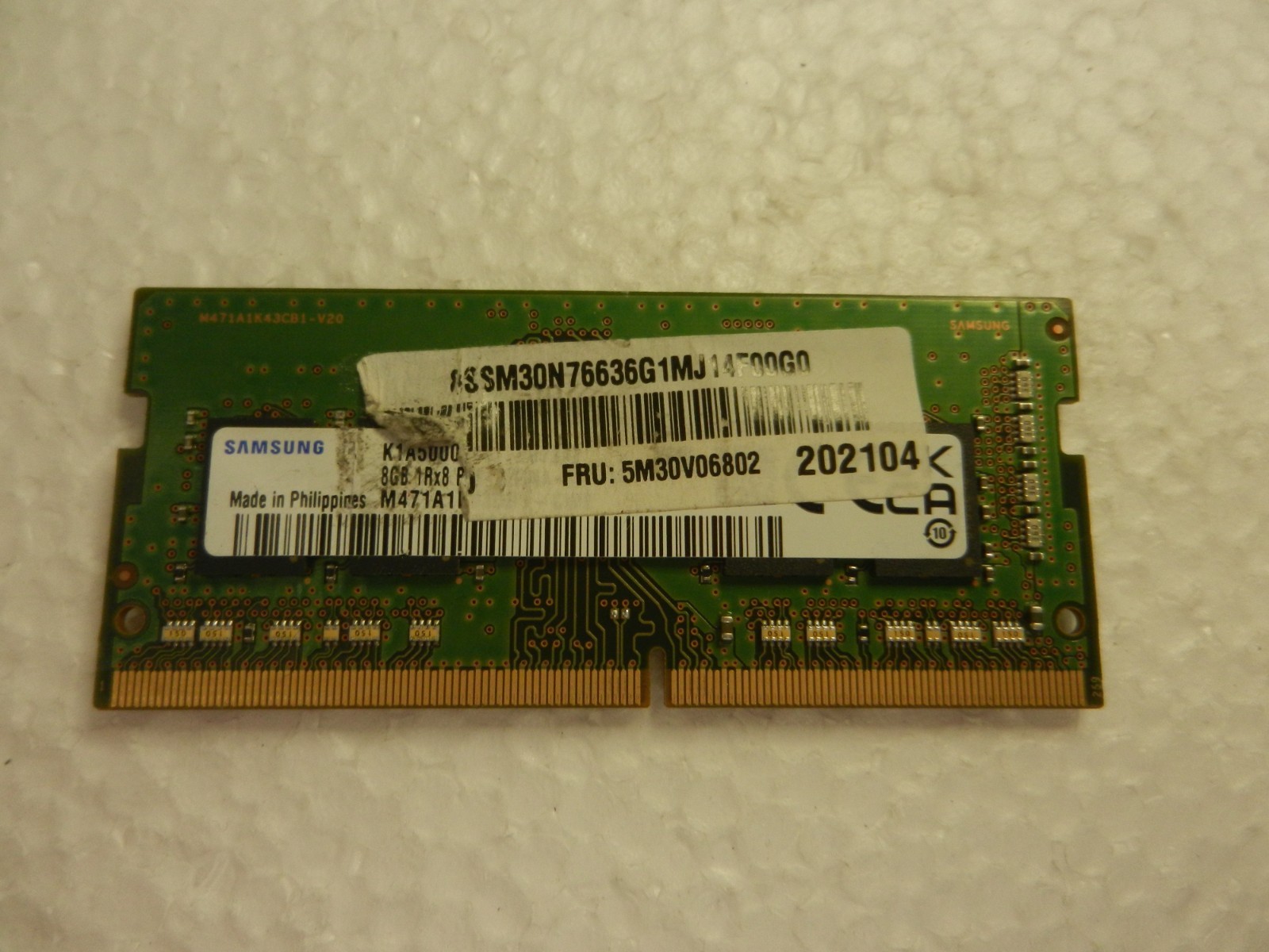 Samsung 5M30V06802 - Sodimm, 8GB DDR4, 3200, Memory
