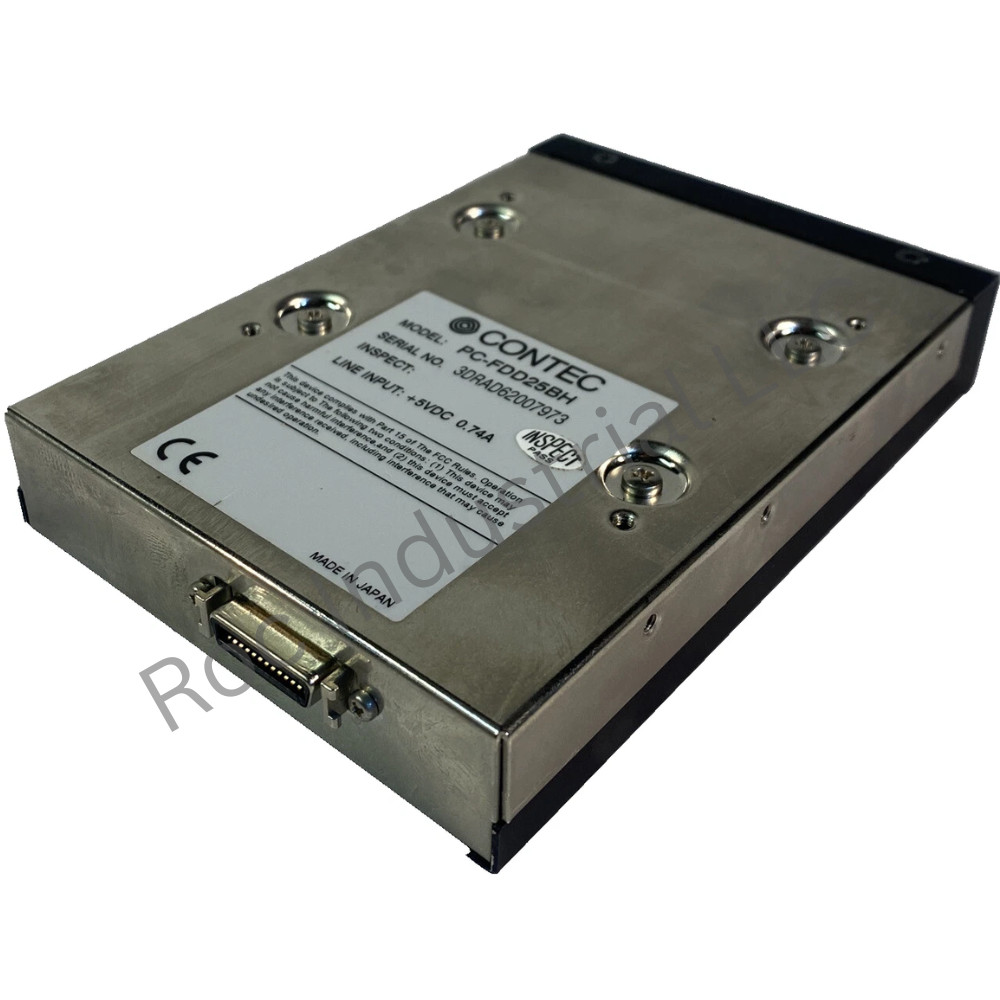 Contec PC-FDD25BH Floppy Disk Drive Module 5V DC 0.74 Amp for Industrial Systems