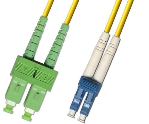 5M Singlemode Duplex Fiber Optic Cable 9/125 LC UPC SC APC Patch Cable Network