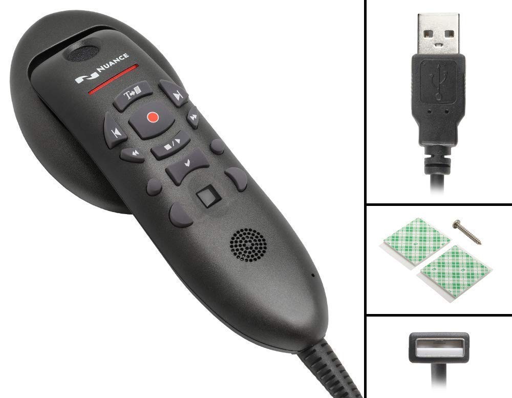 Nuance Powermic III 3 Speech Recognition Microphone Medical Edition