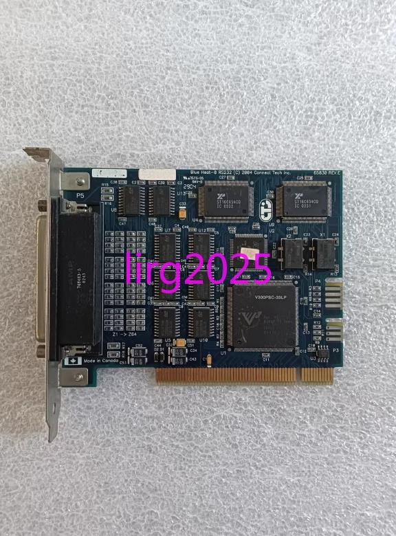 1pc used Connect Tech Blue Heat-8 RS232 Acquisition Card 65830 REV.E