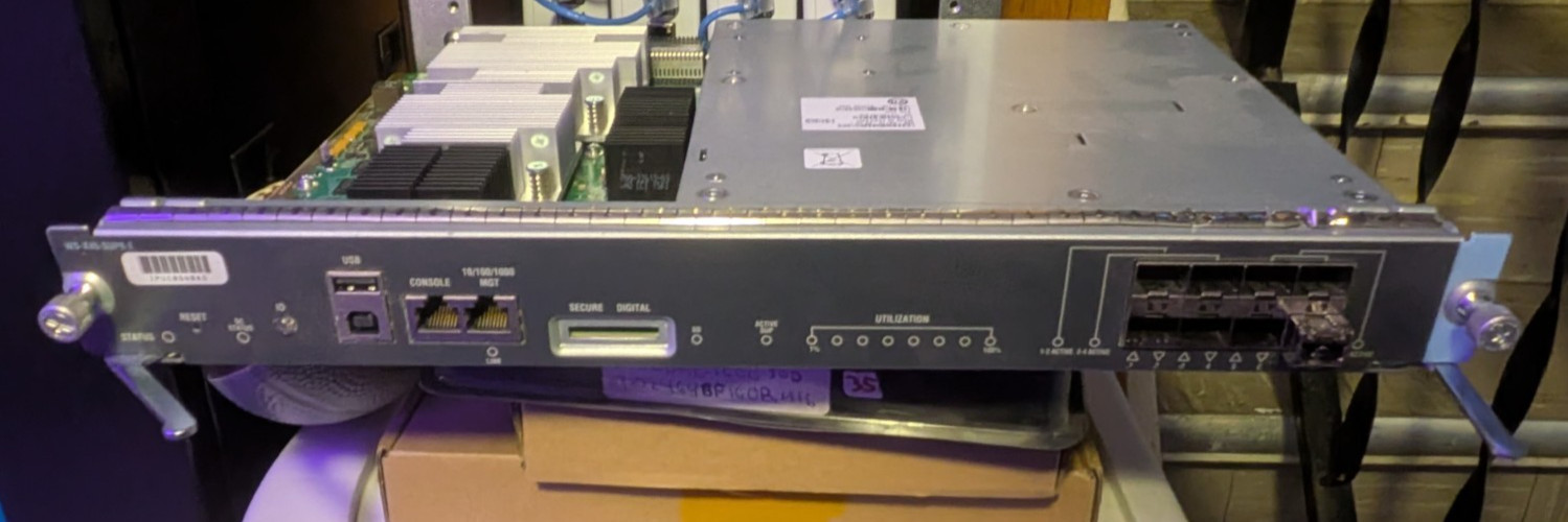 Cisco WS-UA-SUP8E V00 Catalyst 4500E Sup8-E Wireless Module Board AS-IS Untested