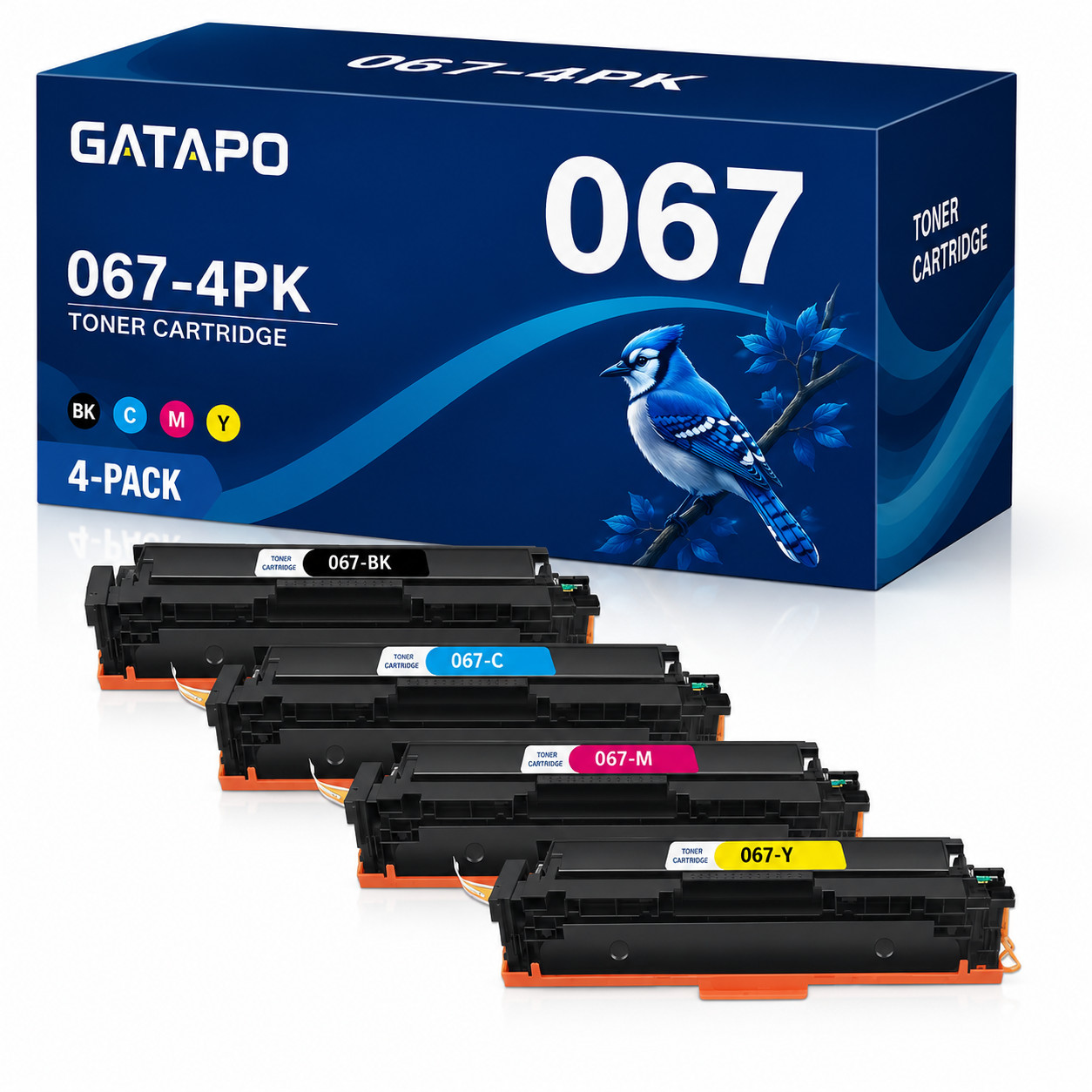 4PK 067 Toner Cartridges Compatible for Canon MF656Cdw MF651C MF654Cdw LBP633Cdw
