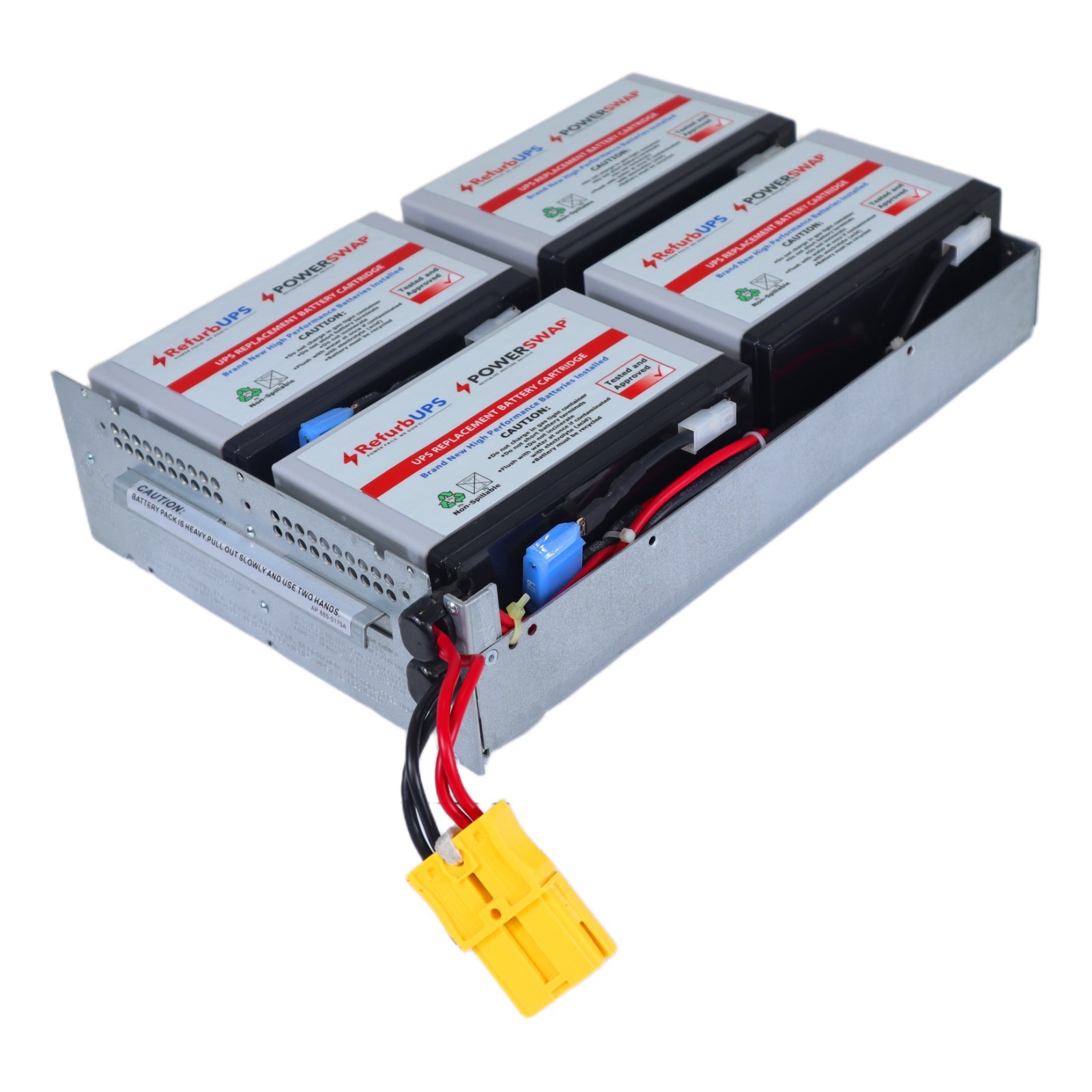 APC RBC133 SMT1500RM2UTW Battery Cartridge With New Batteries -Hot-SWAP Ready