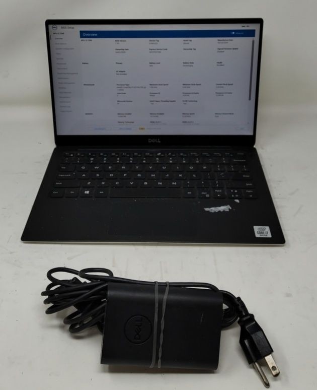 DELL XPS 13 7390 Laptop Intel I7-10710U 16GB 256GB SEE NOTES