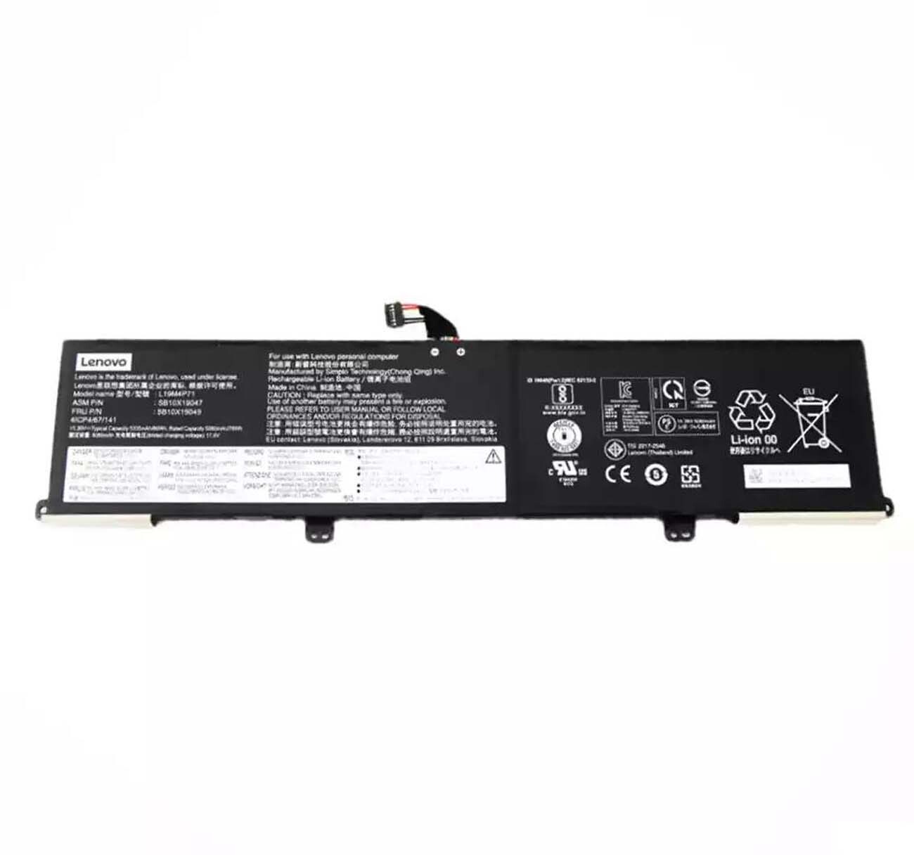 2026 Genuine Battery L19M4P71 L19C4P71 For Lenovo ThinkPad P1 X1 Extreme Gen 3