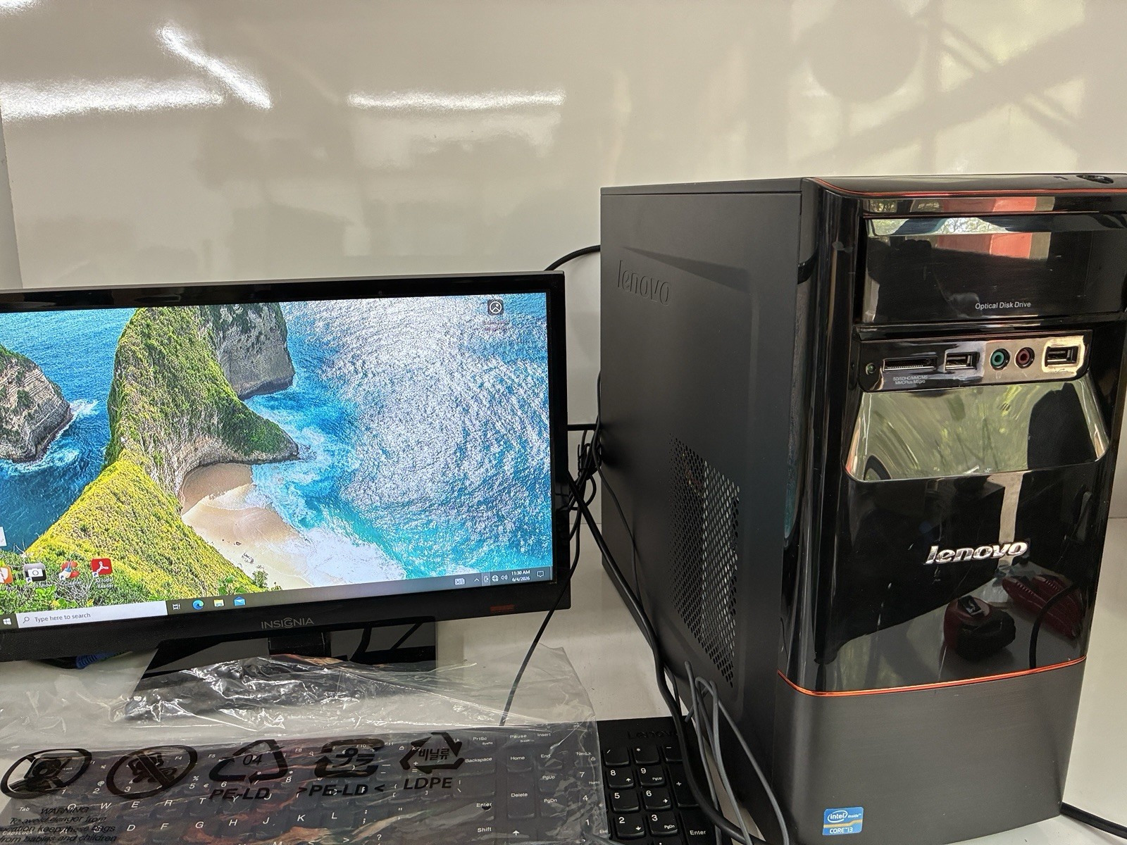 Lenovo Desktop Tower Intel Core H430 4GB RAM 1T HDD Wind8