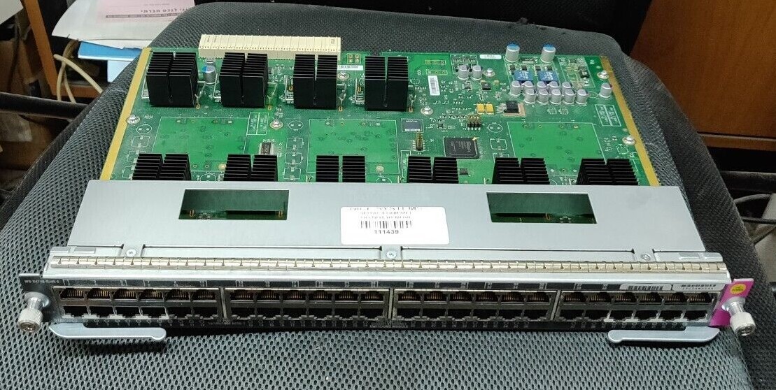 Cisco WS-X4748-RJ45-E Catalyst 4500E 48-Port Gigabit Ethernet Module
