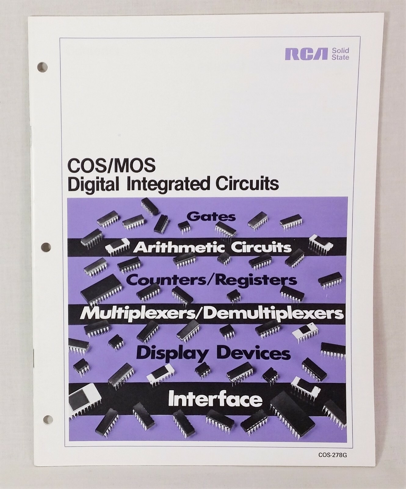 1979 RCA CMOS/MOS Digital Integrated Circuits Selection Guide, 26 pp 