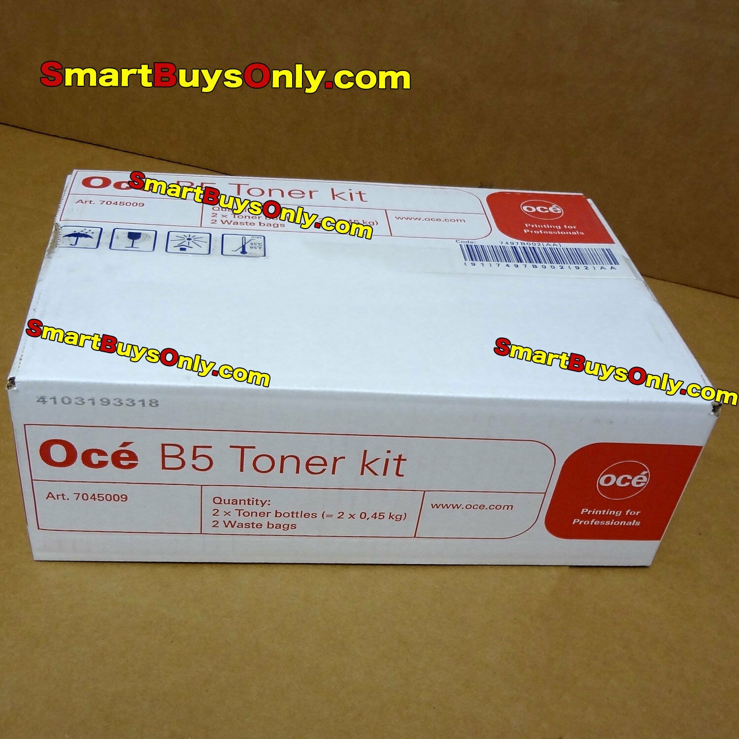Oce B5 toner Océ 9600 TDS 300 400 600 2 bottls 25001843 Free S&H