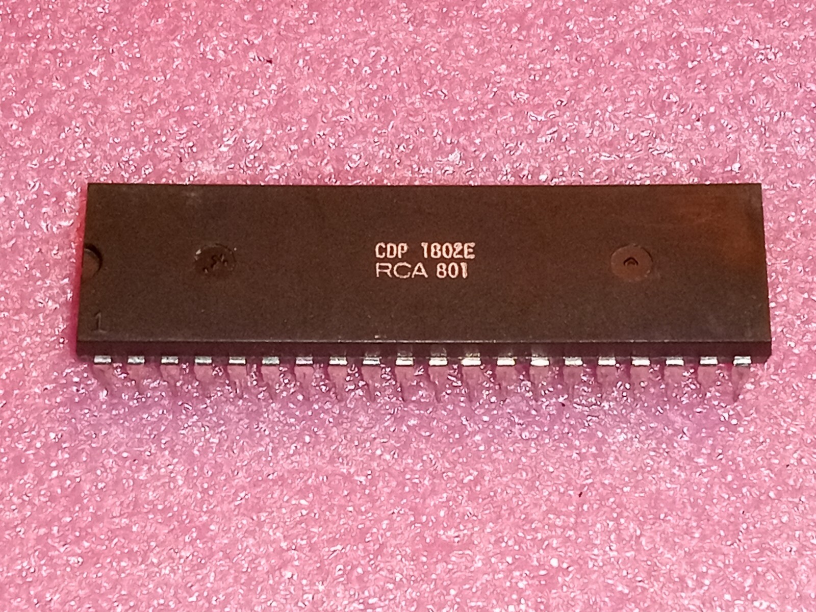 COSMAC RCA CDP1802E Original IC Static CMOS Silicon-Gate NOS Vintage US Quality