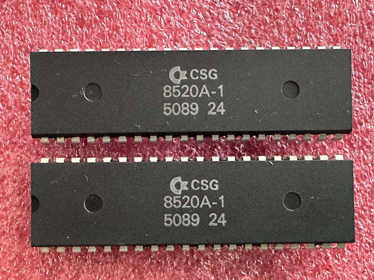 Csg / Mos 8520A-1 (2x) Odd Even From An Amiga 500, P.Week, 50 89
