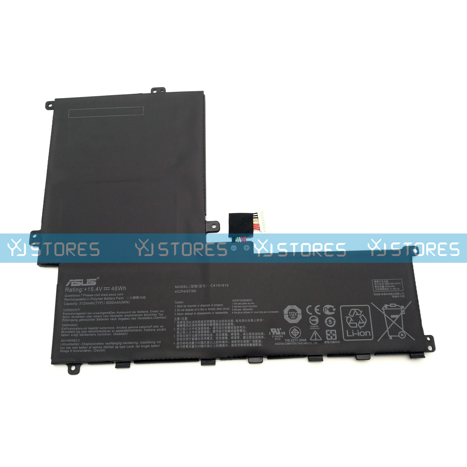 Genuine C41N1619 Battery for Asus Pro B9440UA B9440FA B9440UA7200 B9440UA7500