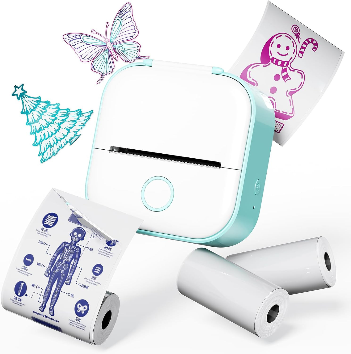 Mini Sticker Printer, Thermal Print Pods