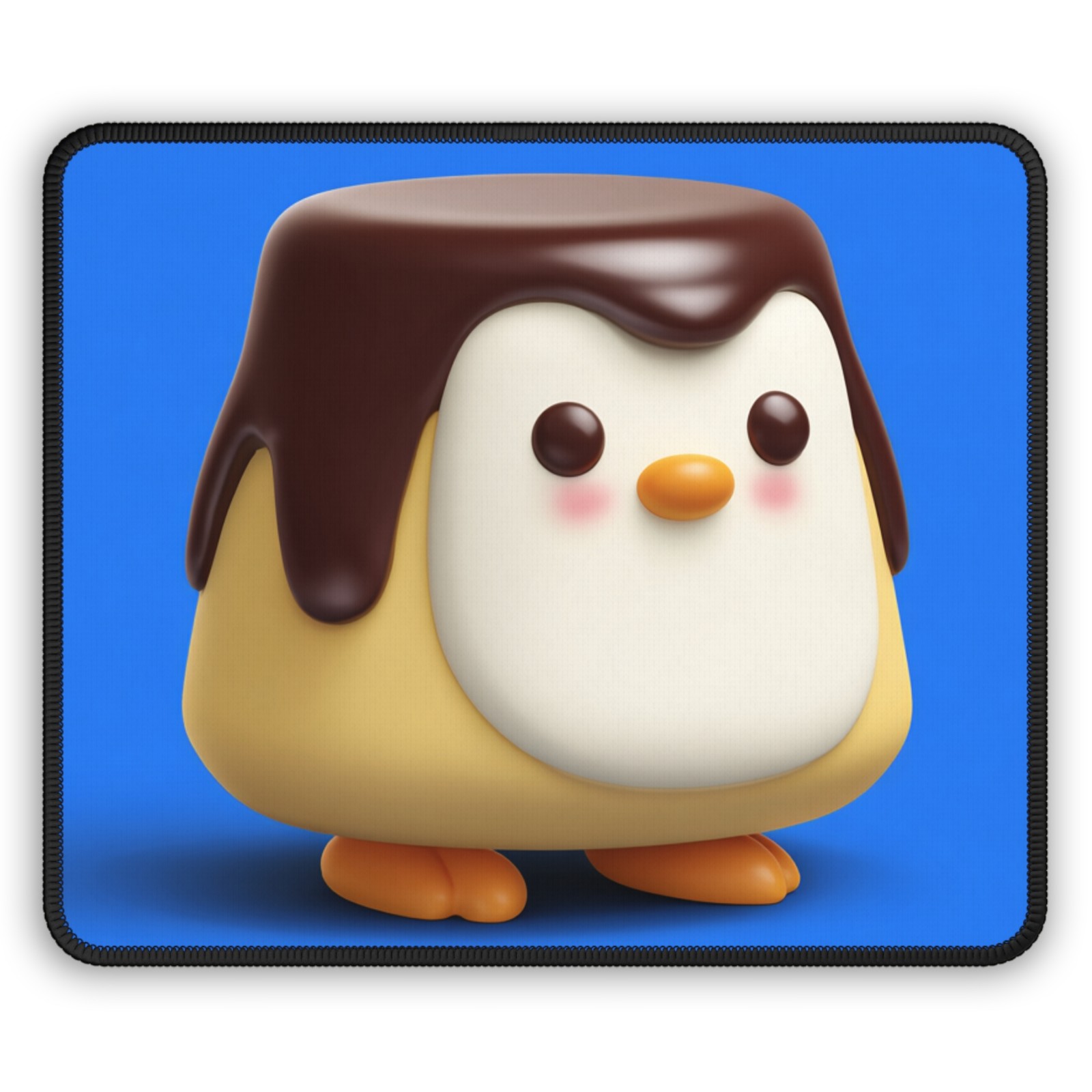 Chocolate Topped Penguin Gaming Mouse Pad | Cute Kawaii Desk Mat