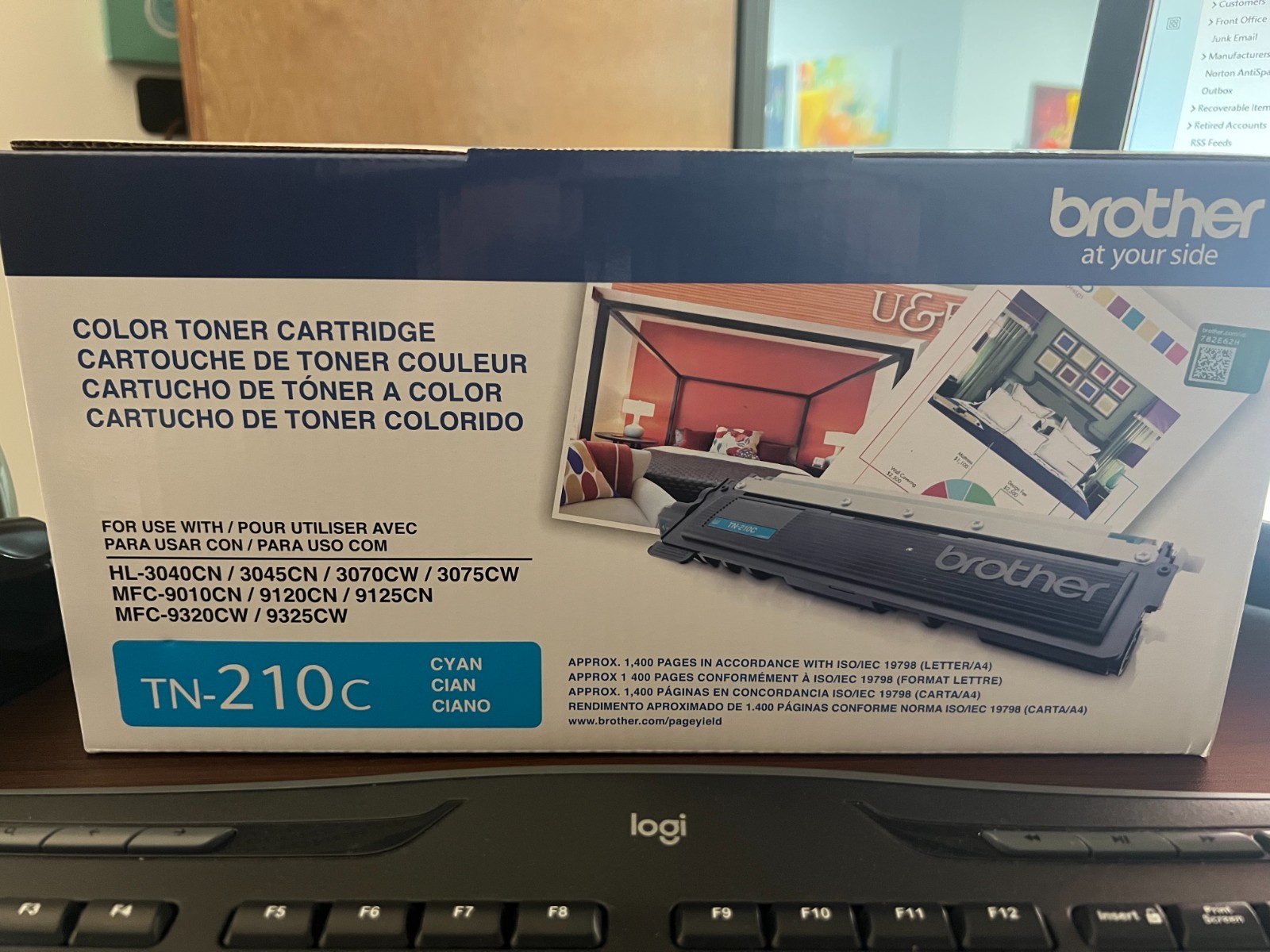 Brother TN-210C Standard Yield Toner Cartridge - Cyan