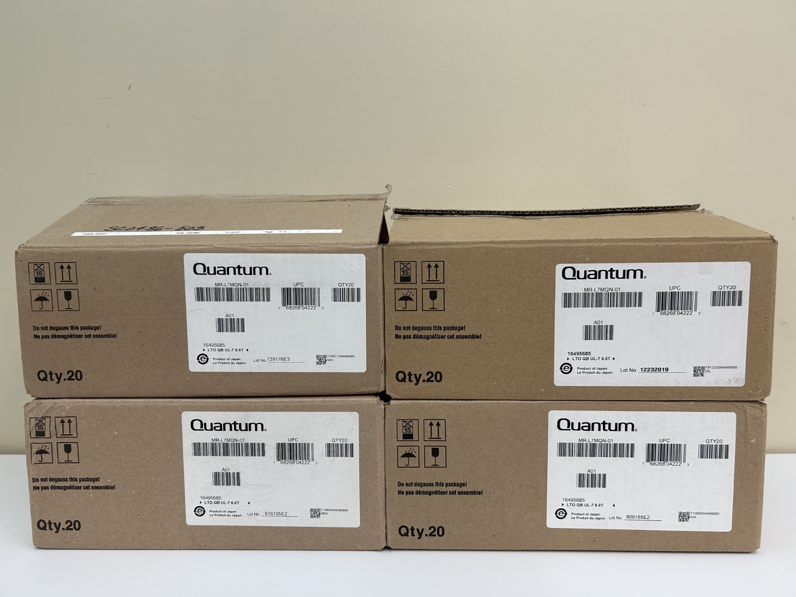 Quantum LTO-7 Ultrium 6TB Data Cartridge 20-Pack Box (MR-L7MQN-01)
