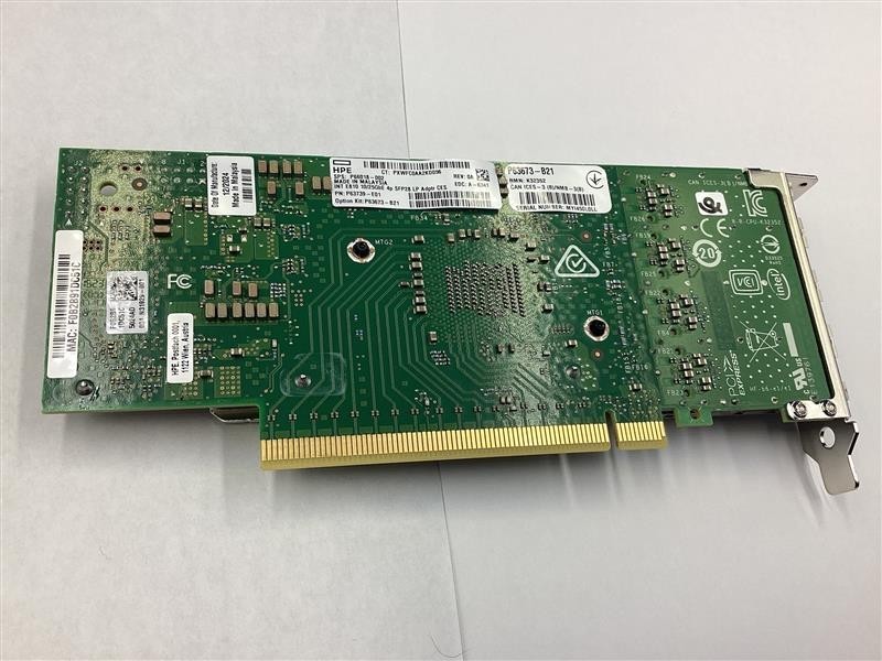 P63673-B21 HPE INTEL E810-XXVDA4 ETHERNET 10/25GB 4-PORT SFP28 ADAPTER