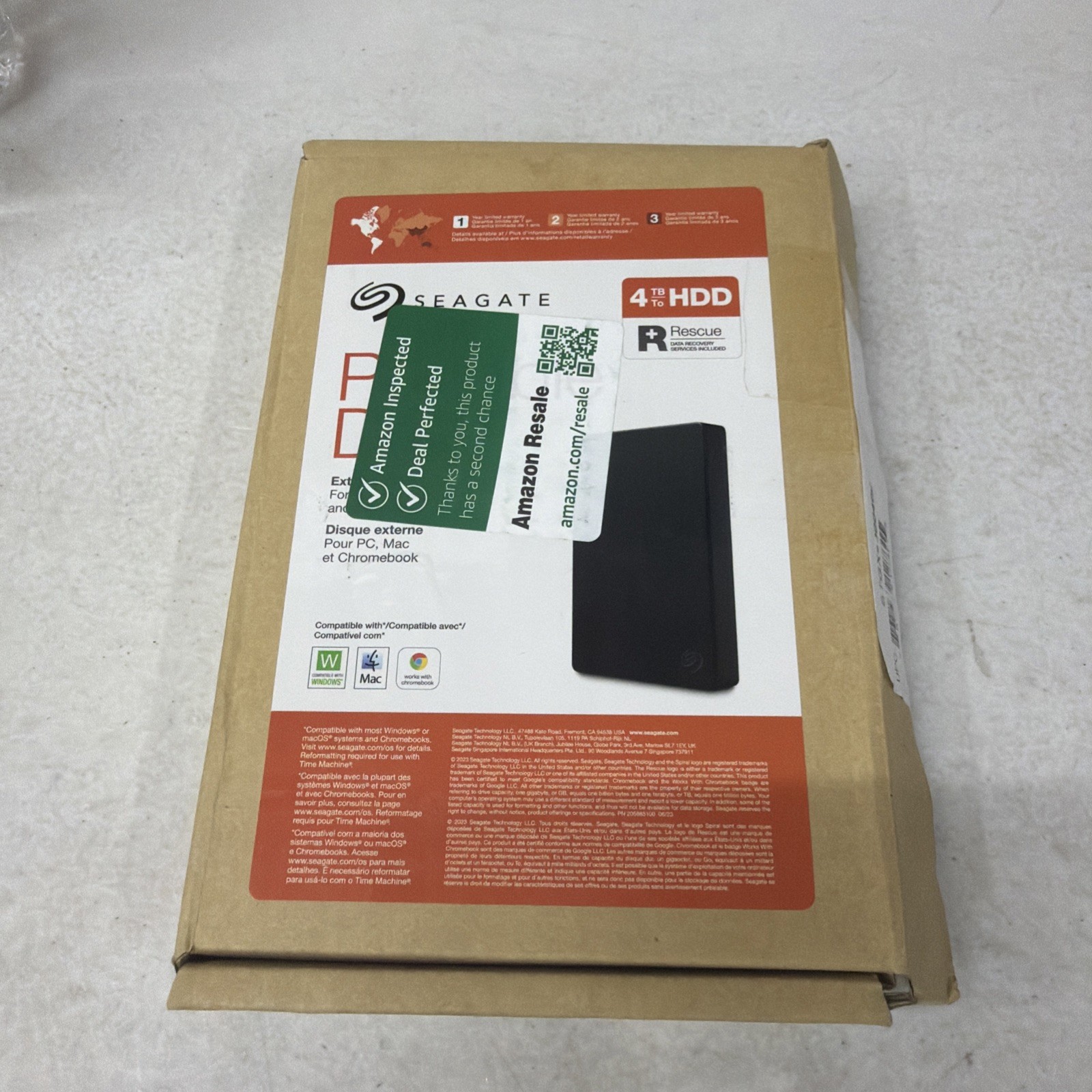 Seagate Portable HDD 4TB STGX4000400 - Open Box