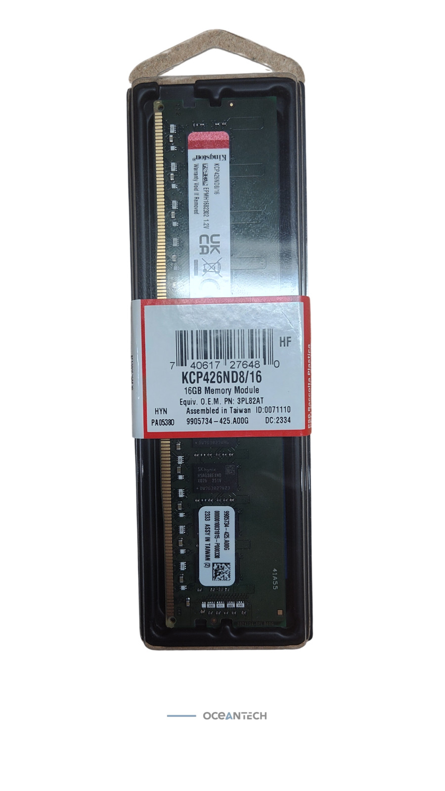 Kingston 16GB DDR4-2666 DIMM 288-Pin PC4-21300 Unbuffered RAM KCP426ND8/16