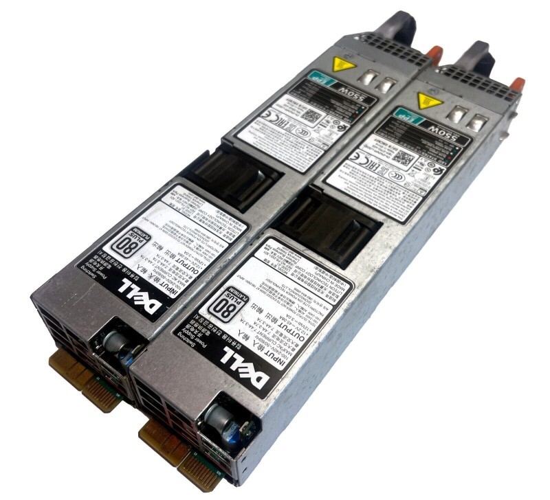 Lot of 2 Dell L55OE-S1 550W Power Supply 0NCNFF