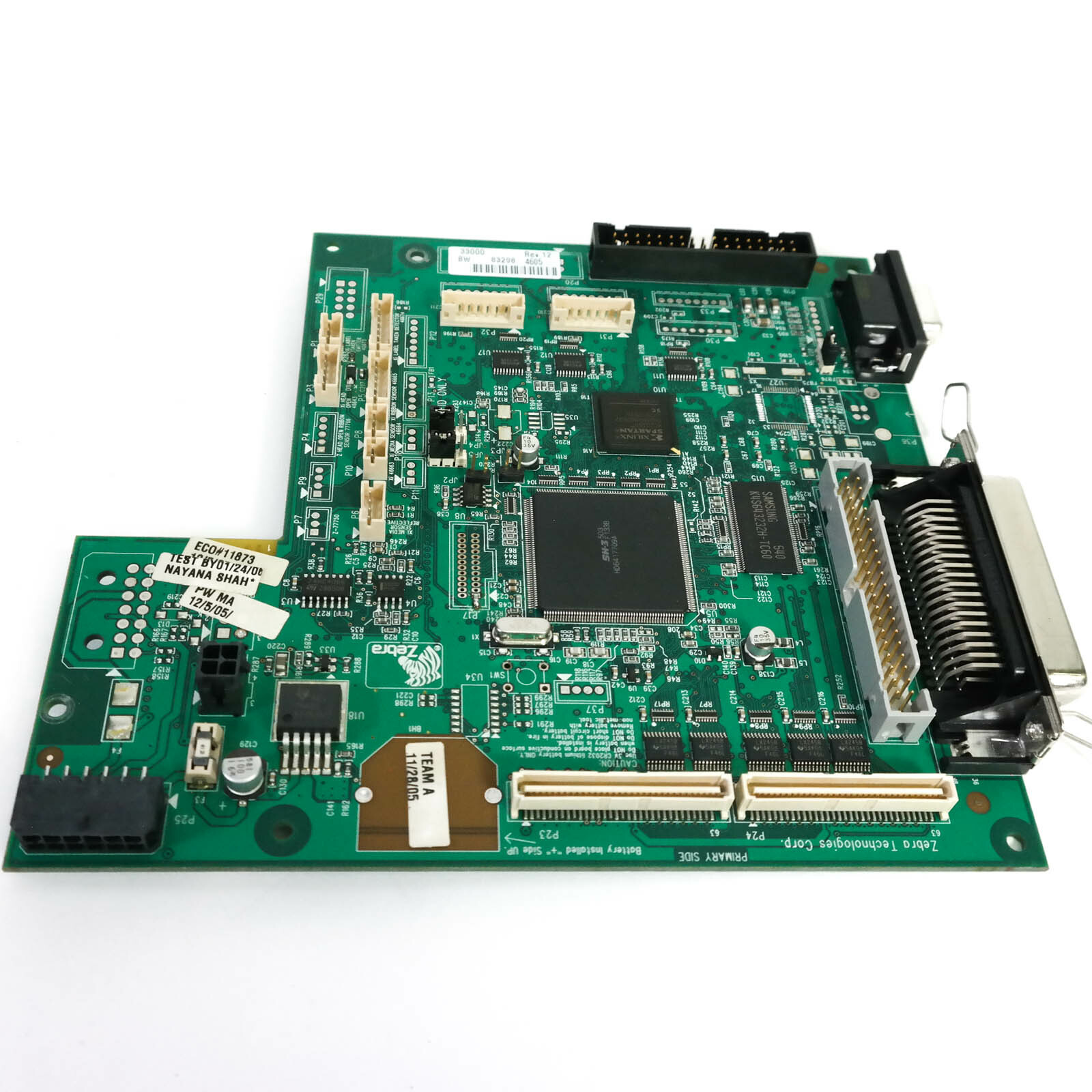Excellent🔥 Genuine Zebra Main Logic Board 33000 REV.12 for 105SL Label Printer