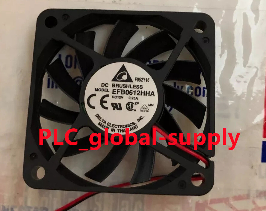 1PCS NEW Delta Cooling Fan EFB0612HHA 12V 0.25A 60*60*10MM 2wires  Fast shipment